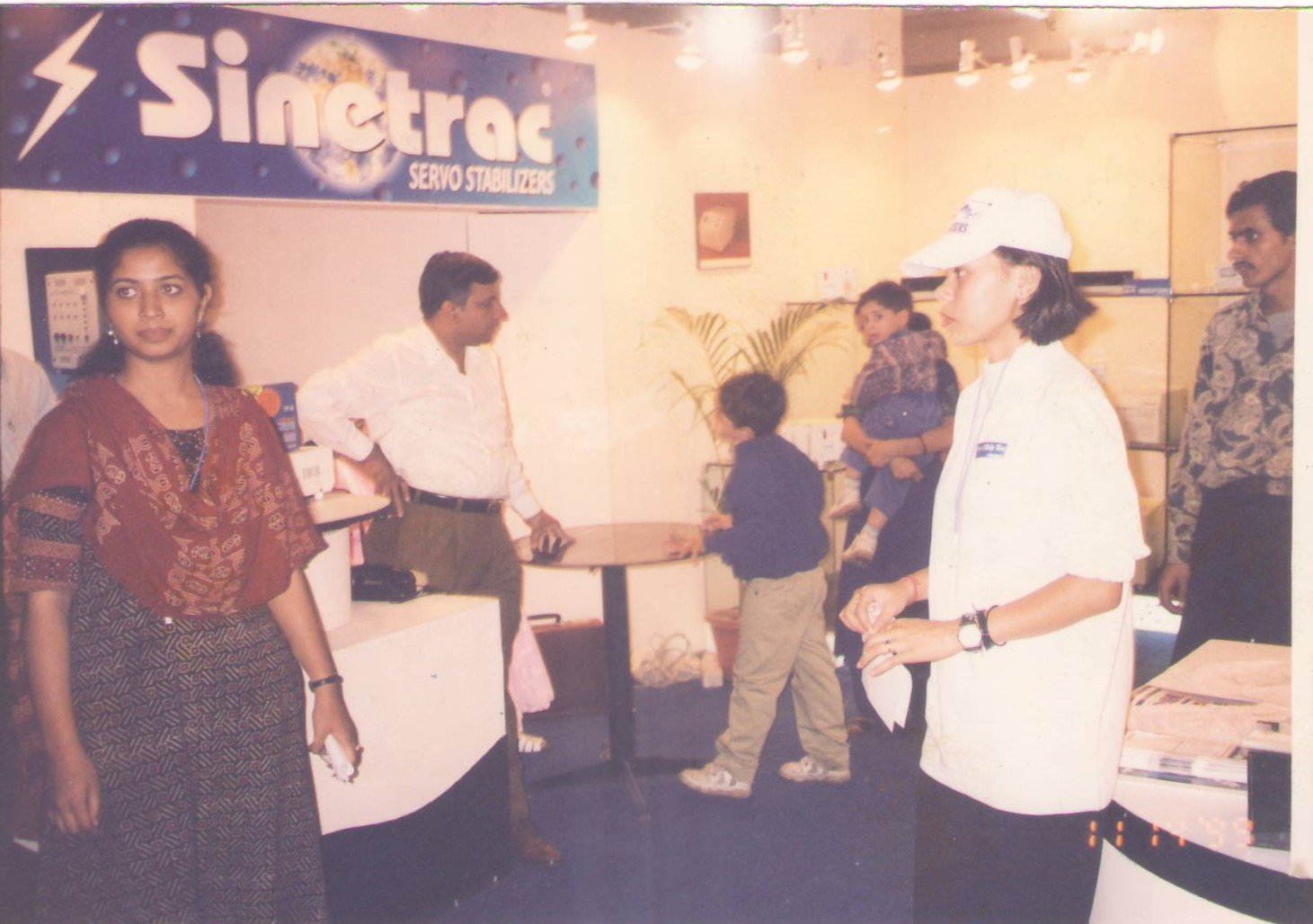 Sinetrac Hi-Frequency Inverter display at India International Trade Fair