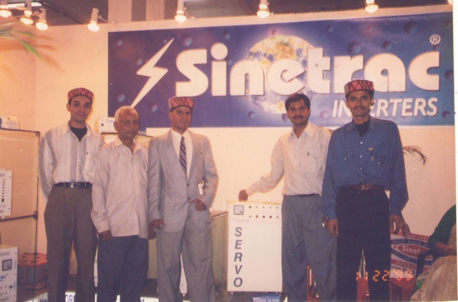 Sinetrac Hi-Frequency Inverter display at India International Trade Fair