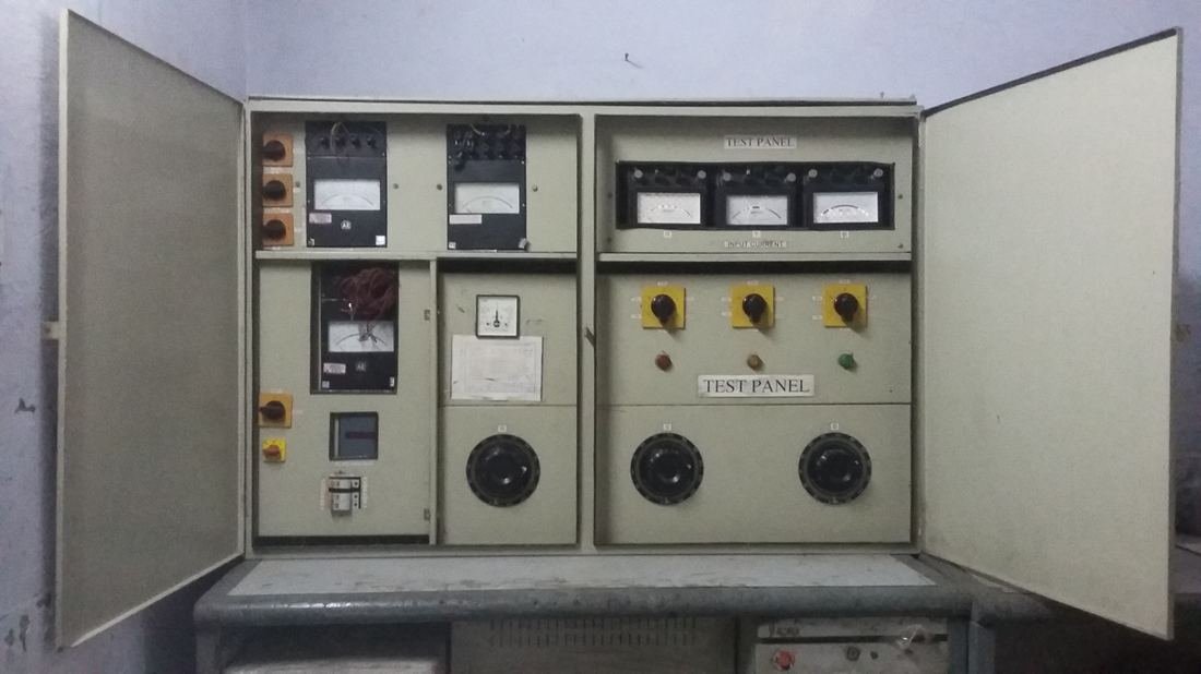 Testing panel at Sinetrac factory
